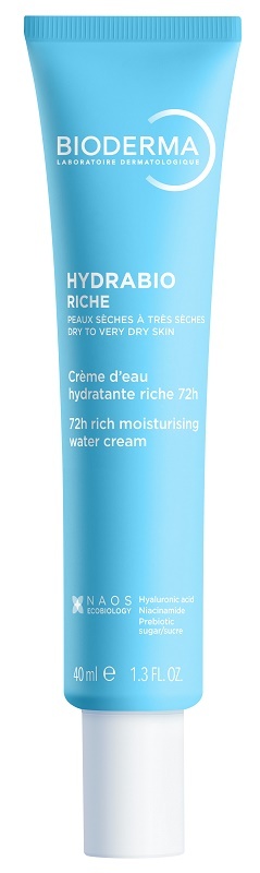 Bioderma Crema Idratante All'acqua Hydrabio Riche, 40 Ml, - Immagine 4