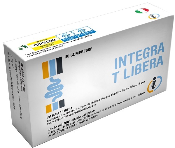 T Libera 30 Compresse - Integratore per la digestione e la regolarità intestinale - Immagine 3