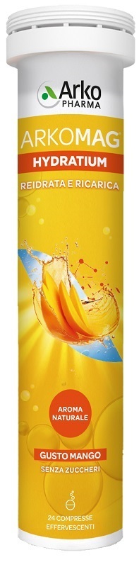 Arkopharma Arkomag Hydratum Mango Compresse Effervescenti Gusto 93 G Effervescenti Bambino - Immagine 3