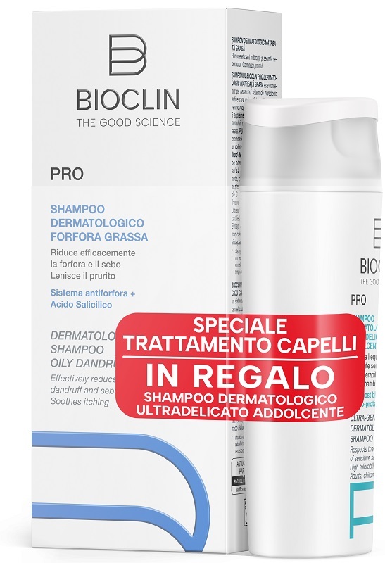 Bioclin Pro Shampoo Forfora Grassa Per Forfora Grassa Uso Quotidiano 100Ml - Immagine 3