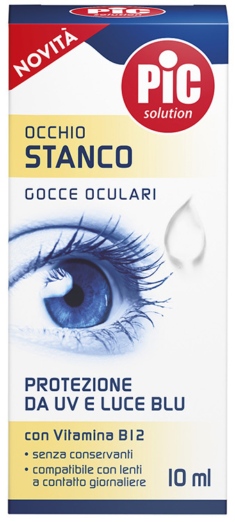Pic Solution Blu Pic Occhio Stanco Collirio Protezione Da Uv E Luce Gocce 10Ml - Immagine 10
