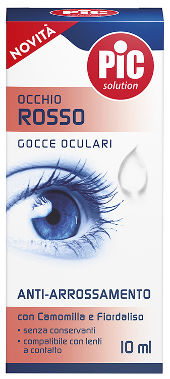 Pic Collirio Anti-Arrossamento Gocce Oculari Occhio Rosso 10 ml - Immagine 8