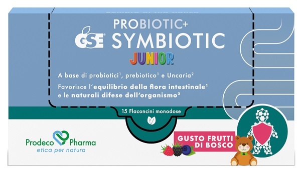 Prodeco Pharma Integratore Gse Symbiotic Junior Probiotici, 15 Flaconcini - Immagine 2
