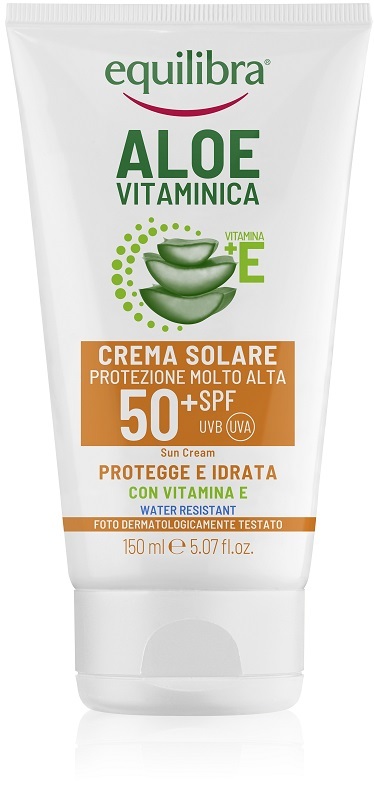 Equilibra Aloe Vitaminica Crema Solare Viso Spf50+ - Risparmia Il 10% Con Codice: Equilibra1026 150 Ml Solare Bambino - Immagine 2