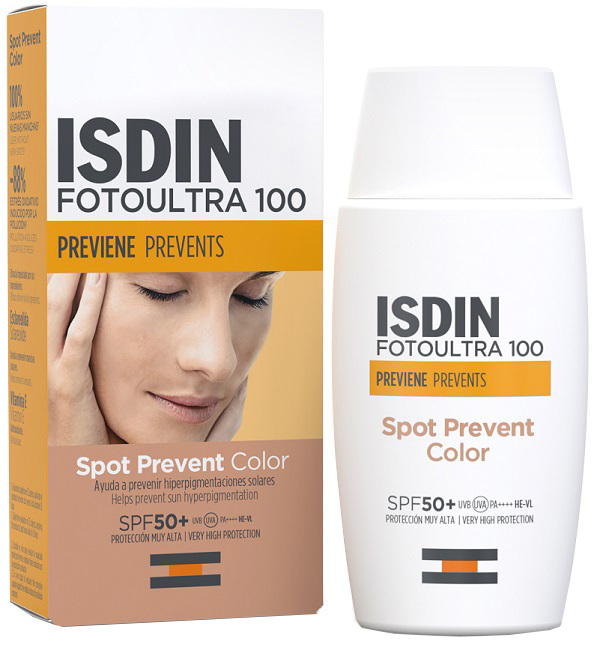 Isdin Crema Fotoultra Spot Prevent Color Spf0+ Solare Viso Colorata 50 Ml - Immagine 6