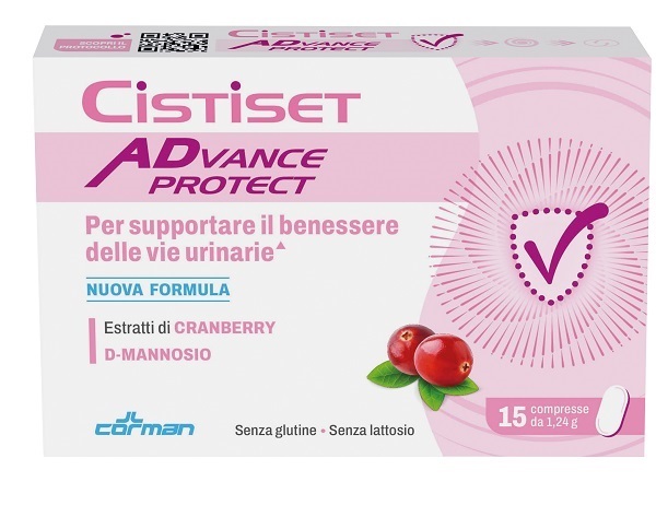 Corman Spa Integratore Cistiset Advance Protect Vie Urinarie, 15Cpr - Immagine 4