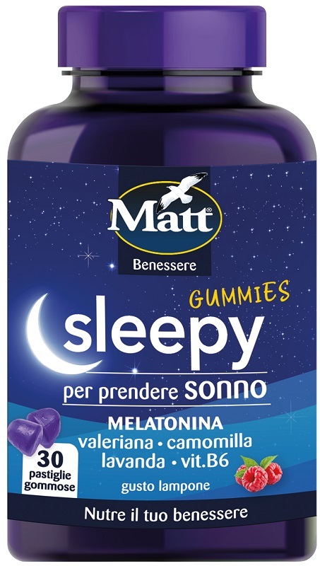 Matt Lavanda Sleepy Gummies Integratore Per Sonno Naturale 30 Pastiglie Gommose - Immagine 3