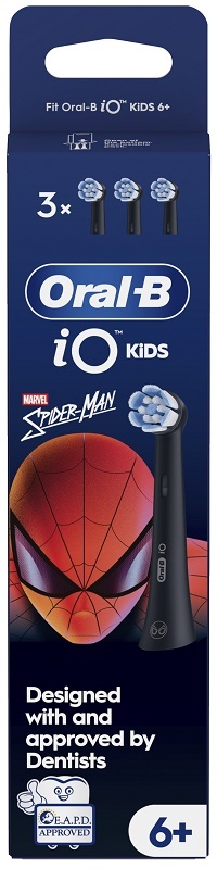 Oral-B Testine Ricambio iO Kids Spiderman 3Pz Nero 80850610 - Immagine 8