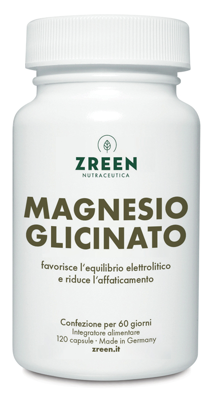 Zreen Magnesio Glicinato 120 Capsule - Integratore per l'equilibrio elettrolitico e l'affaticamento - Immagine 6