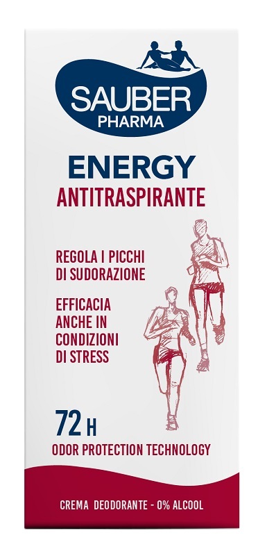 Sauber Energy - Antitraspirante Crema 72h per Sudorazione Intensa 30 ml - Immagine 2