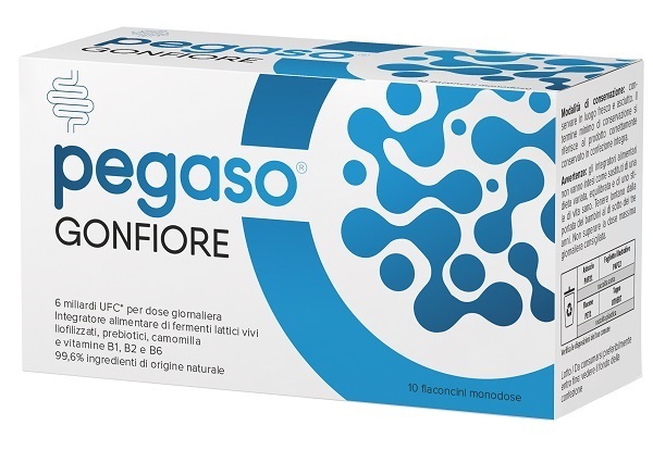 Pegaso Gonfiore Integratore A Base Di Fermenti Lattici Per Benessere Intestinale 10 Flaconcini Da 10 Ml - Immagine 4