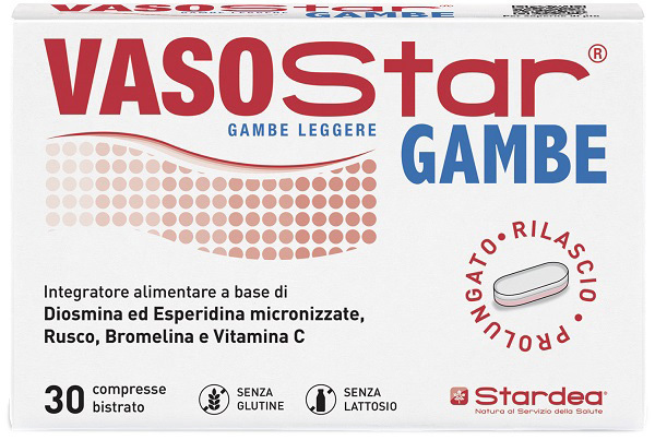 Stardea Vasostar Gambe Integratore Per Gambe Pesanti 30 Compresse - Immagine 6