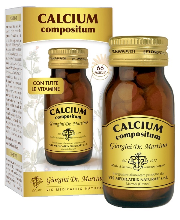 Dr.giorgini Ser-Vis Srl Integratore Calcium Compositum Per Le Ossa, 66 Pastiglie - Immagine 3