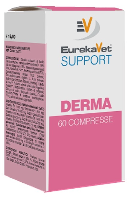 EUREKAVET Support derma - Mangime complementare per cute e pelo Di cani e Gatti 60 gr - Immagine 3