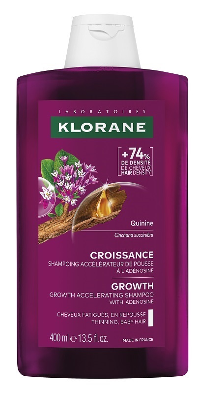 Klorane Shampoo Alla Chinina Per Accelerare La Crescita Dei Capelli, 400 Ml - Immagine 6