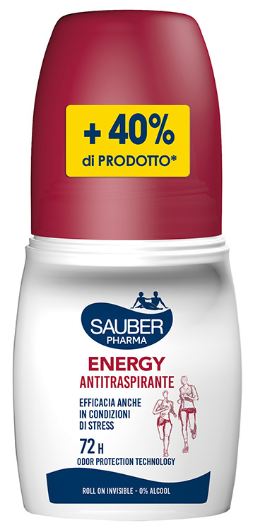 Sauber Deo 72H Energy Antitraspirante Roll On Per Protezione Prolungata 70 Ml - Immagine 4