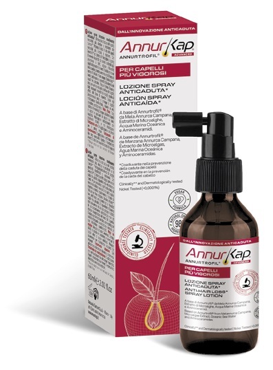 San.eco.vit. Srl Annurkap Advanced Lozione Spray Coadiuvante Anticaduta 60 Ml Capsule - Immagine 5