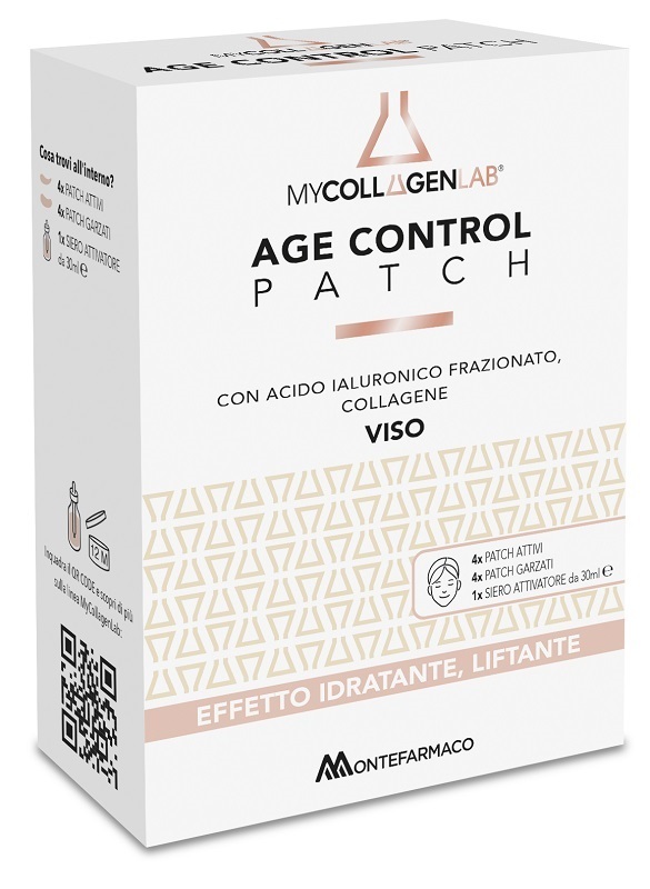 MyCollagenLab Age Control Patch - Trattamento Viso Anti-Età con 4 Patch attivi e Siero Attivatore - Immagine 4