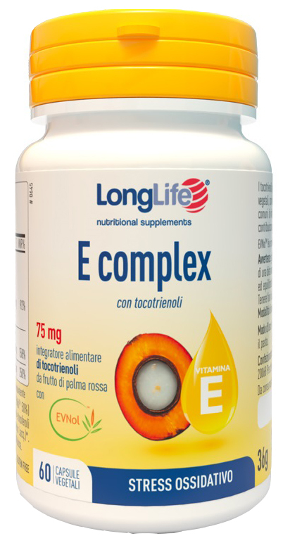 Longlife Srl Rossa Integratore Longlife E Complex Tocotrienoli, 60 Capsule - Immagine 4