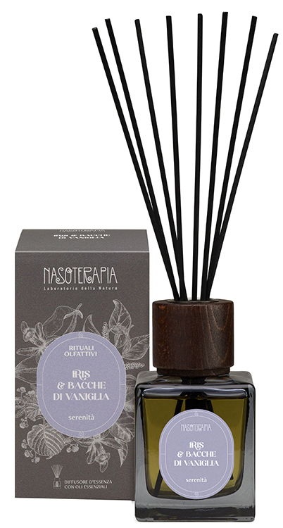 Nasoterapia - Diffusore a Bastoncini Iris e Bacche di Vaniglia 200 ml - Immagine 3