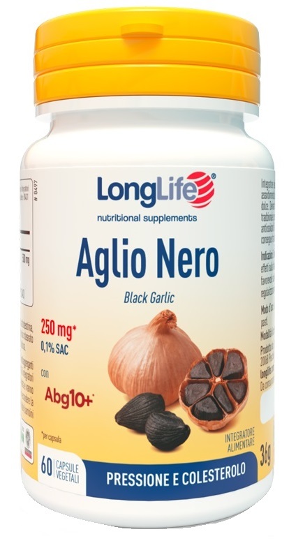 LONGLIFE Aglio Nero Integratore con Proprietà Antiossidanti 60 Capsule - LONGLIFE - Immagine 4