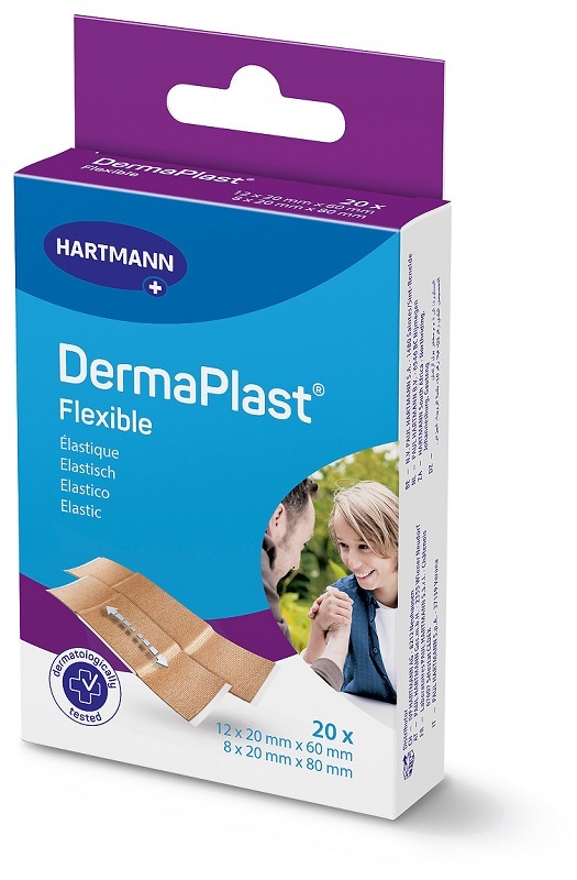 Paul Hartmann Dermaplast Flexible Cerotto 2 Formati 20 Pezzi - Immagine 3