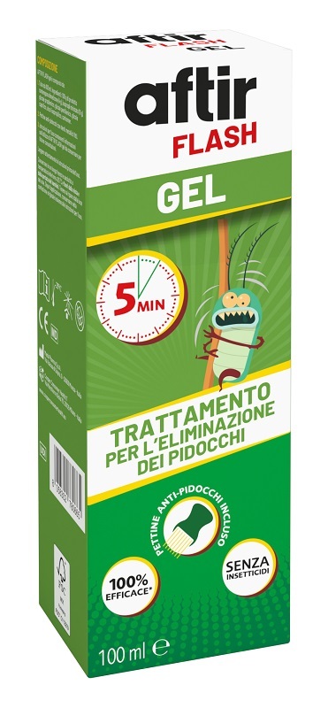 Aftir Flash Gel Trattamento Eliminazione Pidocchi 100 Ml - Immagine 6