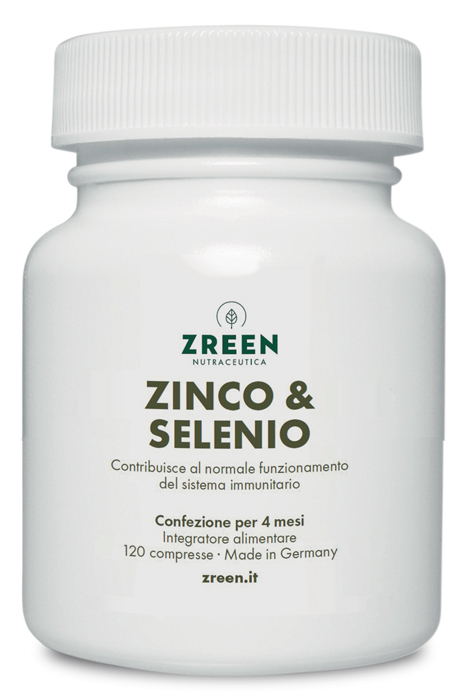 Zreen (Ex Natugena) Zreen Natugena Zinco & Selenio Integratore Per Sistema Immunitario 120 Compresse - Immagine 3