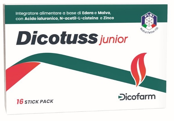 Dicofarm Malva Dicotuss Junior 16 Stick Pack Da 5Ml - Immagine 6
