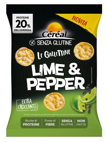 Pdmtobemaintained Cereal Gallettine Lime&Pepper 60 G Snack - Immagine 4