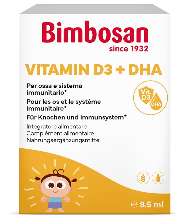 Hochdorf Swiss Nutr.italia Srl Bimbosan Vitamin D3 & Dha Gocce 8,5 Ml - Immagine 5