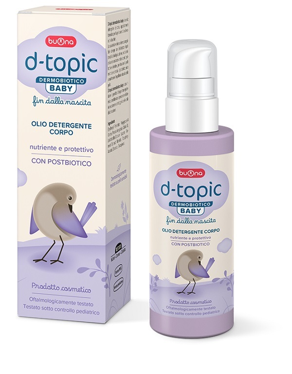 Buona D-Topic Dermobiotico Baby Olio Detergente Corpo 150Ml - Immagine 5
