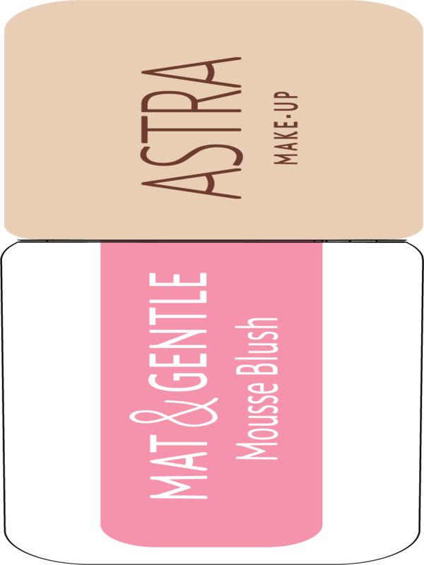 Astra Makeup Unisex Tulle Mat & Gentle Mousse Blush 0002 3.5Ml - Fard Crema - Immagine 4