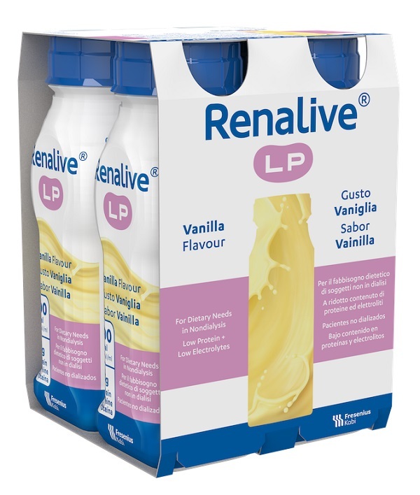 Fresenius Kabi Renalive Lp Vaniglia Integratore Nutrizionale Per Malattia Renale 4 Flaconi Da 200 Ml - Immagine 5