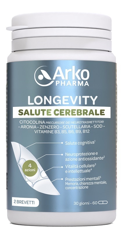 LONGEVITY SALUTE CEREBRALE 60CPS - Immagine 6