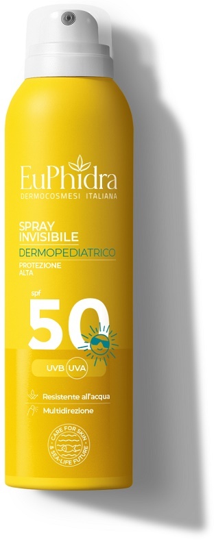 Zeta Farmaceutici Bianco Euphidra Spray Invisibile Dermopediatrico Spf50, 200Ml - Immagine 4