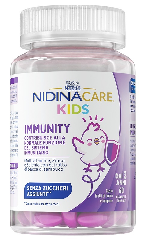 Nancare Kids Immunity 60 Caramelle Gommose - Integratore Immunostimolante - Immagine 5