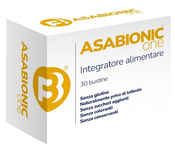 Fb Dermo Srl Asabionic One 30 Bustine 4,27 G Senza Glutine Naturalmente Privo Di Lattosio - Immagine 3