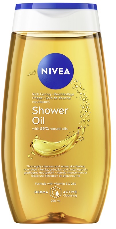 Nivea Shower Oil Natural Oils 200 Ml - Immagine 2