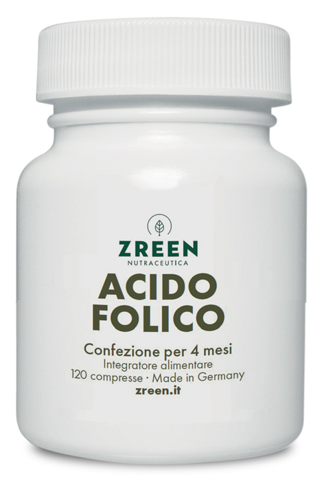 Norsan Srl Integratore Zreen Acido Folico Con Quatrefolic, 120 Compresse - Immagine 4