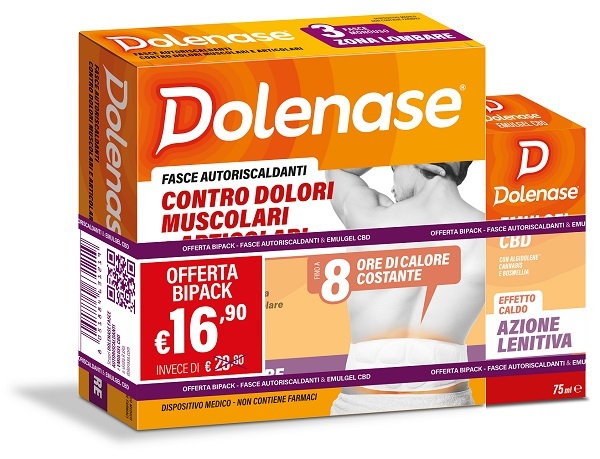 Dolenase Fasce Autoriscaldanti + Emulgel Cbd 1 Pz Set Bambino - Immagine 3