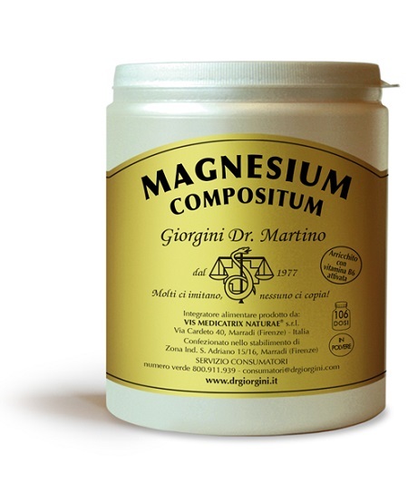 Dr. Giorgini Magnesium Compositum Integratore Di Magnesio 500G - Immagine 4