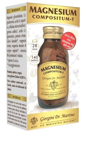 Dr. Giorgini Dr Giorgini Magnesium Compositum-T Integratore Muscoli 140 Pastiglie - Immagine 7