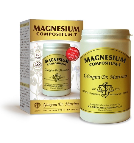 Magnesio Compositum-T 400 Pastiglie - Integratore Di Vitamine E Minerali - Immagine 3