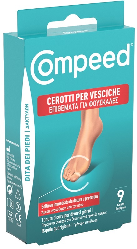 Compeed Cerotto per Vesciche per Dita dei Piedi Tecnologia Idrocolloidale 9 Pezzi - Compeed - Immagine 6
