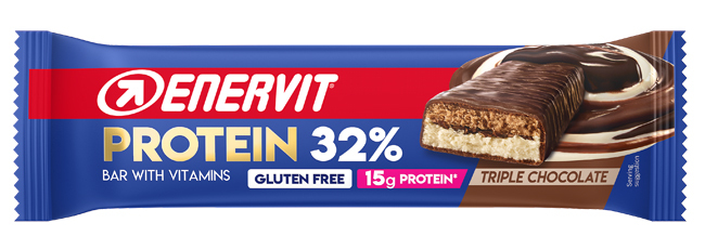 Enervit Spa Enervit Sport Protein Bar Triple Chiocolate 45 G - Immagine 2