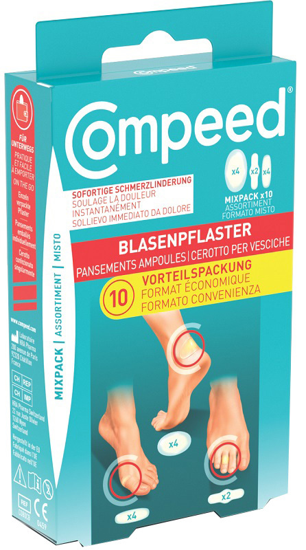 Compeed Cerotti Per Vesciche Medio Formato Misto 10 Cerotti - Immagine 3