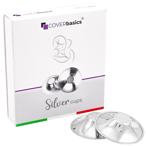 Coverbasics Paracapezzoli In Argento Silver Cups Uni 2 Pezzi - Immagine 4