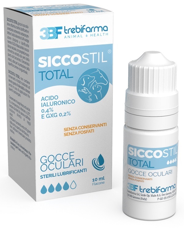 Siccostil Total Gocce Oculari Lubrificanti per Animali 10ml - Trebifarma - Immagine 9