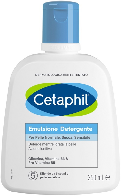 Cetaphil Emulsione Detergente Per Pelle Normale Secca E Sensibile 250 Ml - Immagine 7